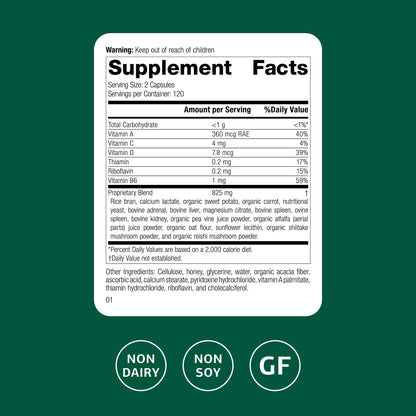 Standard Process Catalyn Gluten Free – 240 ct Capsules (120 Servings)