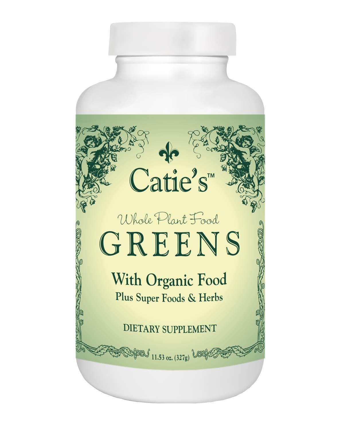 Catie's Organic Greens – Vegan, Non-GMO Green Superfood (12 oz, 30 Servings)
