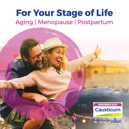 Causticum 30C Homeopathic Incontinence Relief – Boiron (3 Tubes, 240 Pellets)