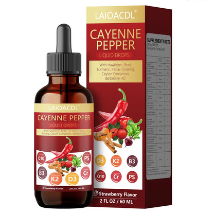 13-in-1: Cayenne Pepper Drops, Beetroot Drops & More | Natural Wellness Formula