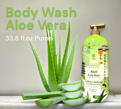 CB Complexion Boutik Aloe Body Wash with Hyaluronic Acid – 33.8 fl oz