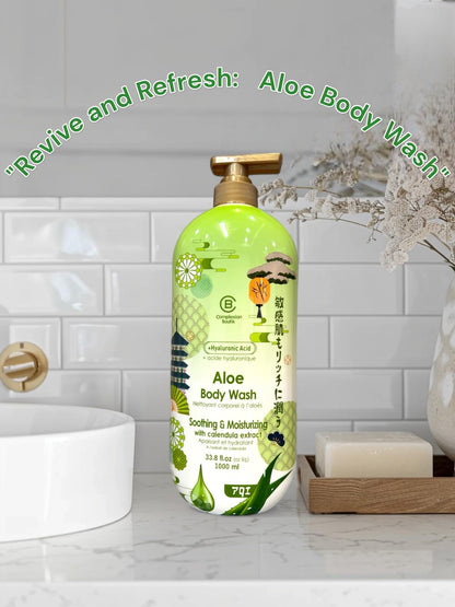 CB Complexion Boutik Aloe Body Wash with Hyaluronic Acid – 33.8 fl oz