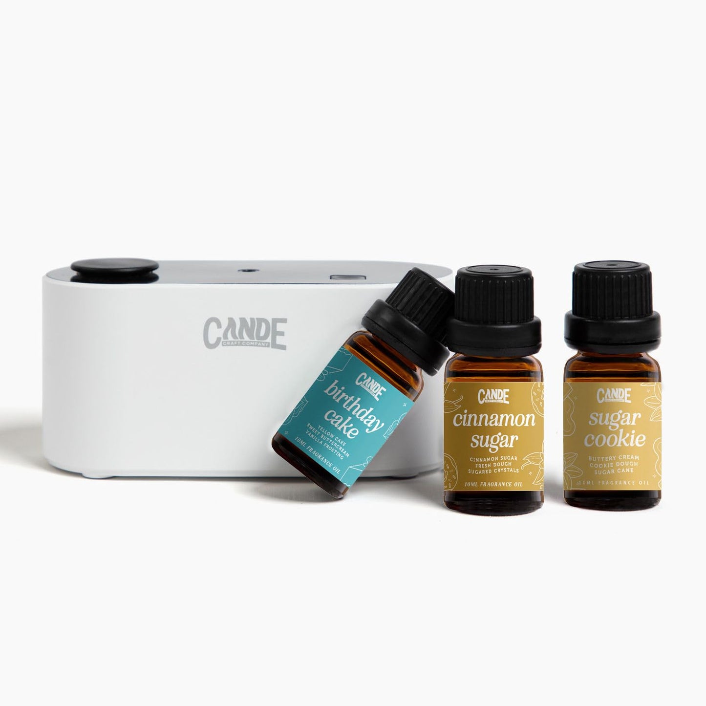 CE CRAFT Waterless Travel Diffuser Gift Set – Rechargeable, 3 Fragrance Oils, Office & Home