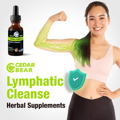 Cedar Bear Lymphatic Cleanse – Immune Support Drops (Alcohol-Free, 2 fl oz)