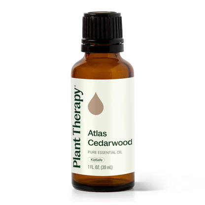 Plant Therapy Atlas Cedarwood Essential Oil 30 mL (1 oz) - 100% Pure & Therapeutic Grade