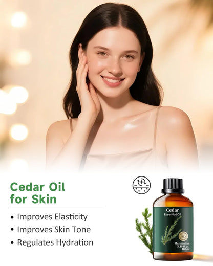 Cedarwood Essential Oil for Bedtime & Pillow Mist – Relaxation & Aromatherapy (3.38 Fl Oz)