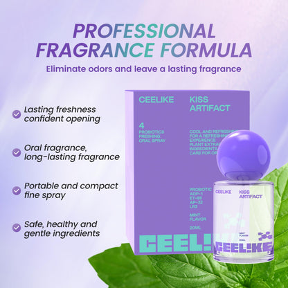 CEELIKE Oral Spray – Fresh Breath, Dual Cooling Experience & Convenient On-the-Go Design – Perfect for Freshening Breath Anywhere, Anytime (1 count)