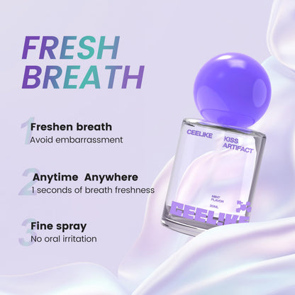 CEELIKE Oral Spray – Fresh Breath, Dual Cooling Experience & Convenient On-the-Go Design – Perfect for Freshening Breath Anywhere, Anytime (1 count)