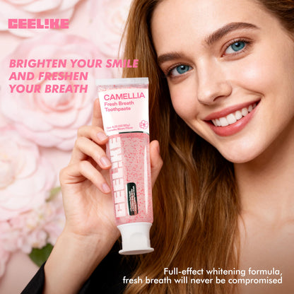 CEELIKE Camellia Fresh Breath Toothpaste - Floral Flavor, 4.23 oz (120 g)