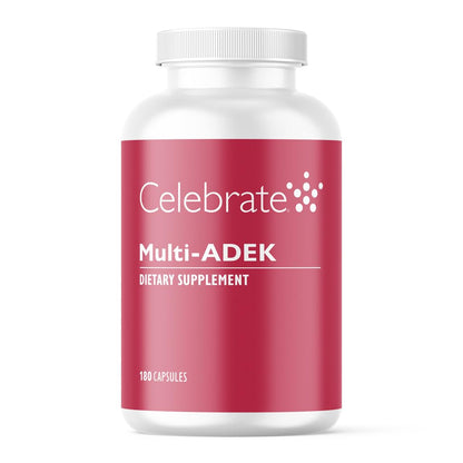 Celebrate Vitamins Multi ADEK Iron Free – Bariatric Multivitamin (180 Capsules)
