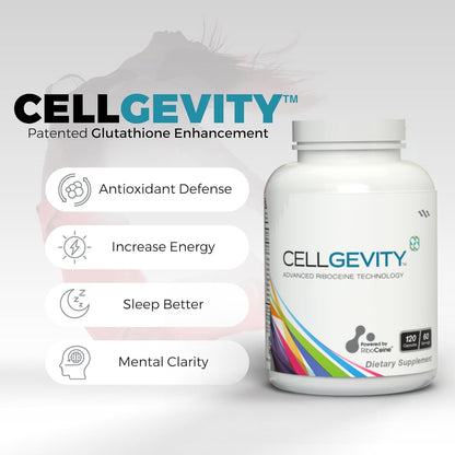 Cellgevity Advanced RiboCeine – 120 Veggie Capsules | 60 Servings