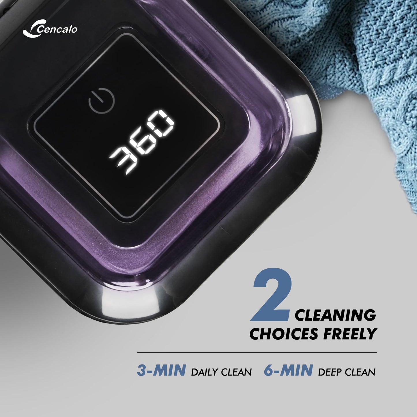 FSA/HSA Eligible 2-in-1 Ultrasonic & UV Dental Cleaner - 42kHz, 180ml Pod