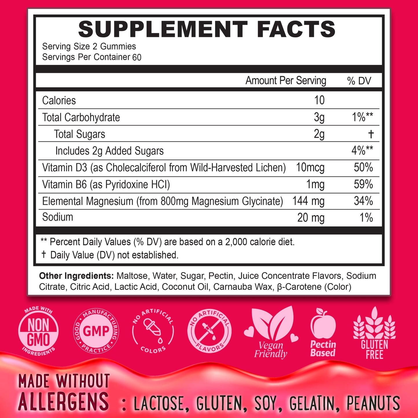 OH MY CHEWY Center-Filled Magnesium Glycinate Gummies 400MG – High Absorption, Gluten Free & Vegan – Sleep, Calm & Muscle Support – 120 Count