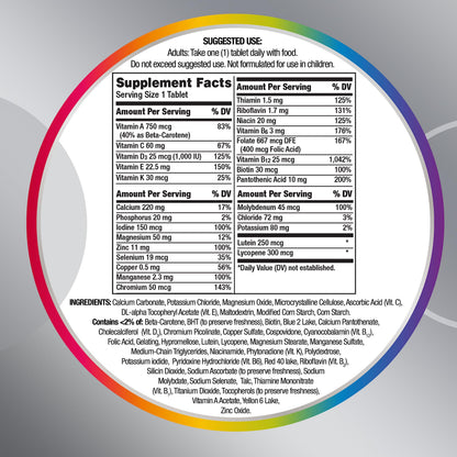 Centrum Silver Adult Multivitamin (80 Count) | Age 50+ | Vitamin D3