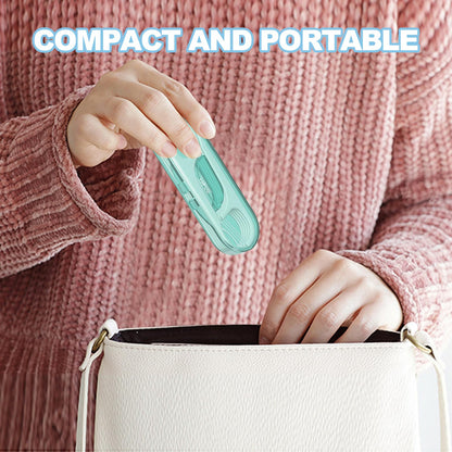 Ceonam 10-Pack Flosser Dispenser – Portable Floss Picks with Travel Case