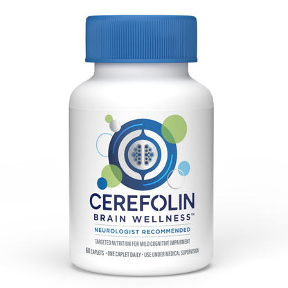 Cerefolin Brain Wellness - Targeted Cognitive Support with L-Methylfolate, NAC & B12