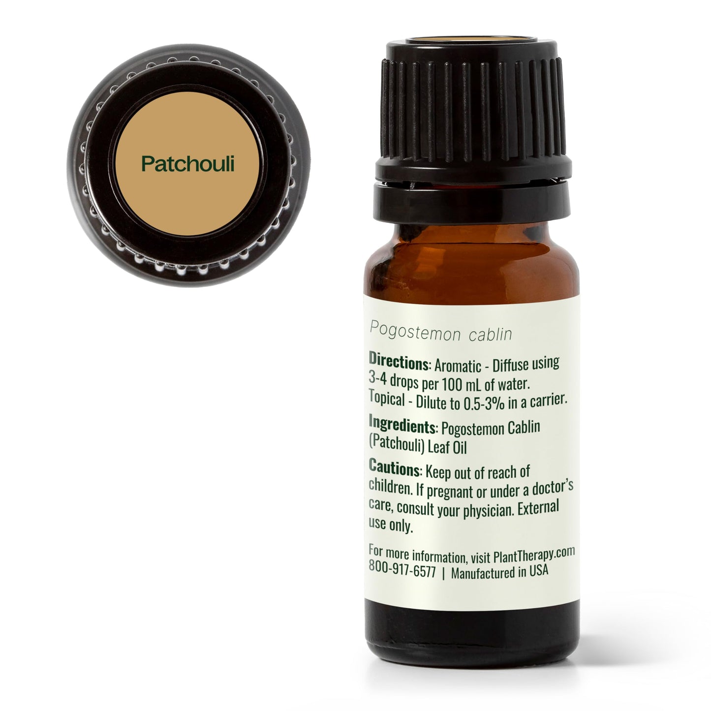 Plant Therapy Patchouli Essential Oil 100% Pure — Therapeutic Grade, 10 mL