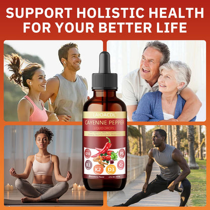 13-in-1: Cayenne Pepper Drops, Beetroot Drops & More | Natural Wellness Formula