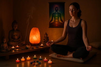 Chakra Colored & Scented Tealight Candles - 16 Pcs, 60+ Hours Burn Time