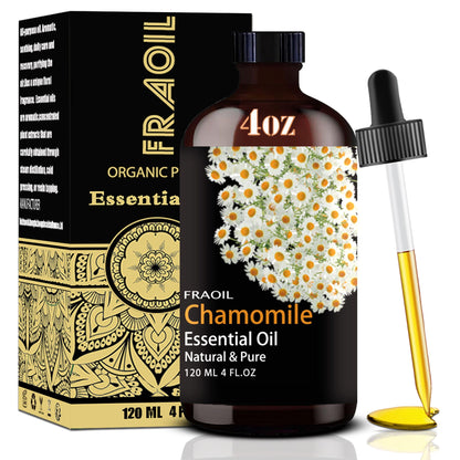 Chamomile Essential Oil 4 oz (120 ml) – Diffuser & DIY | FRAOIL