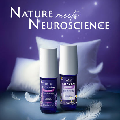 Chamomile Inspired Sleep Spray with Melatonin – Relaxing Lavender & Cedarwood Pillow Mist