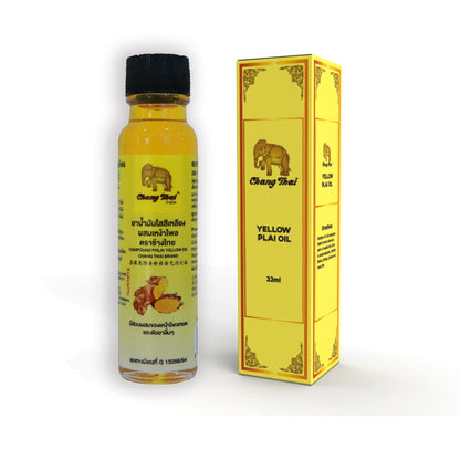 Chang Thai Herbal Yellow Plai Balm Massage Oil 22ml – Muscle & Joint Pain Relief