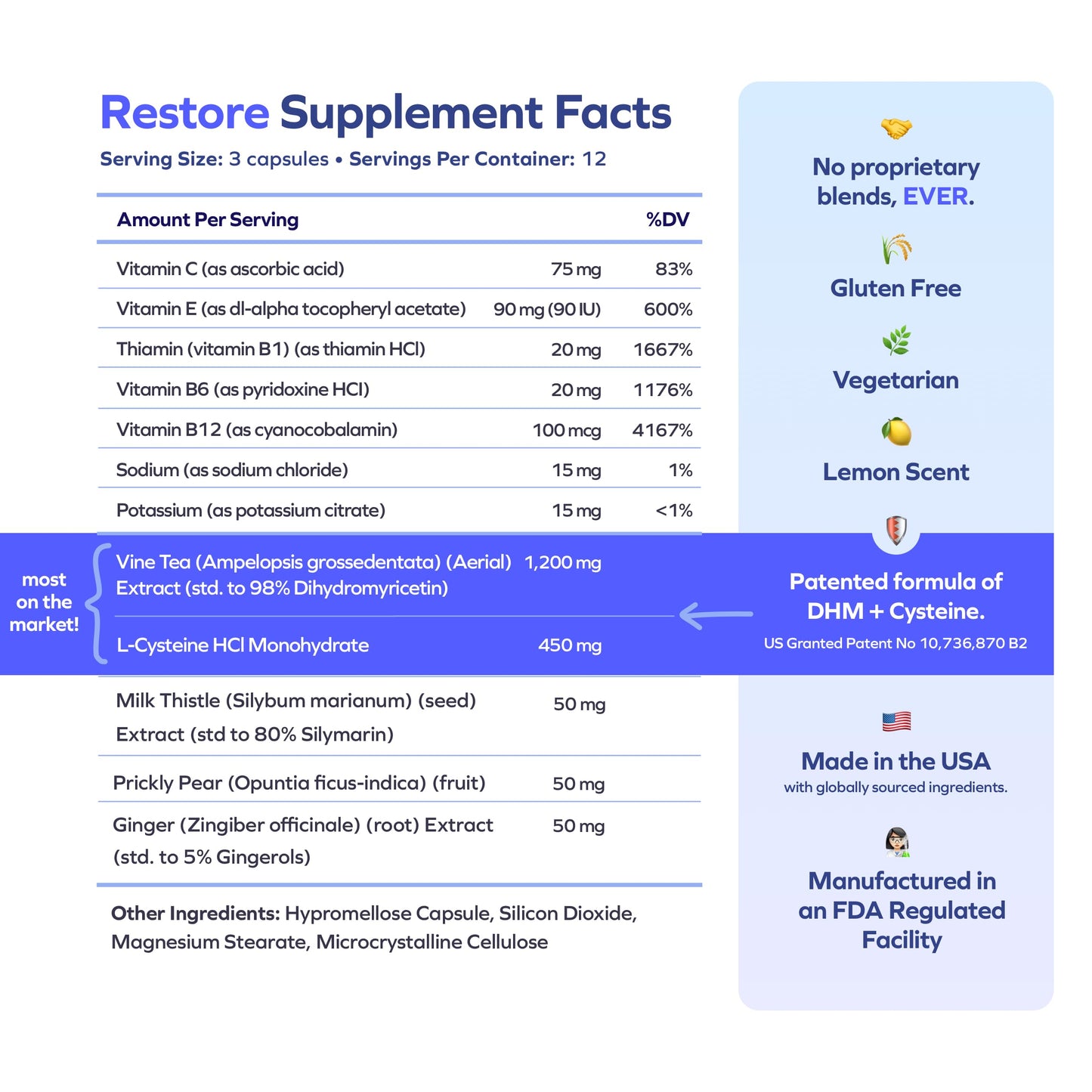 Cheers R&R Combo | Restore + Relief After Drinking | DHM, Liver Support | 12 Doses Each