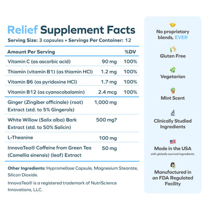 Cheers R&R Combo | Restore + Relief After Drinking | DHM, Liver Support | 12 Doses Each