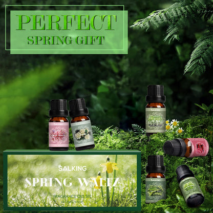 SALKING Spring Fragrance Oils Set | Premium Essential Oils Gift for Diffuser, Soap & Candle Making