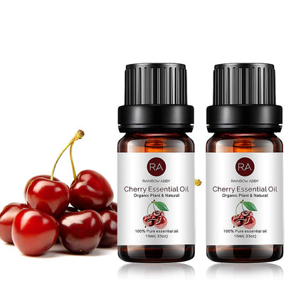 2-Pack Cherry Essential Oil – 100% Pure, Organic, 10ml x 2 for Diffuser