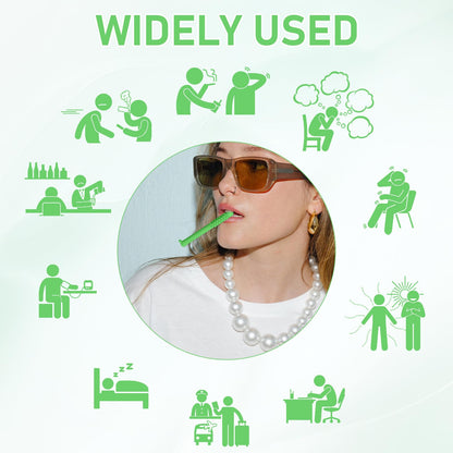 Chewable Breather Sticks – Quit Smoking, Essential Oil Breath, Fruity Craving Relief (3 PCS)