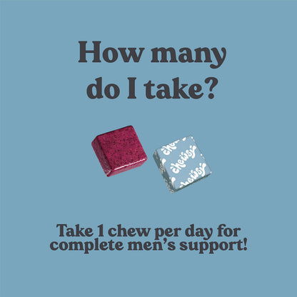 Chewsy Men's Multivitamin Chews – Immune & Energy Support | 6-Day Supply