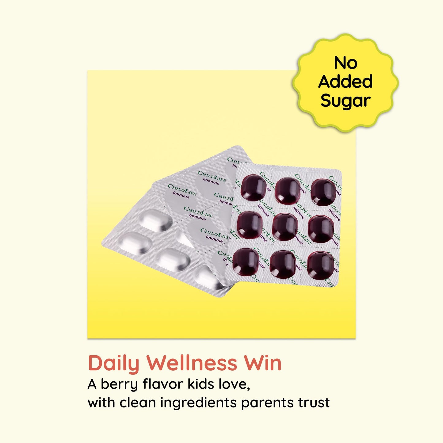 CHILDLIFE ESSENTIALS Elderberry Gummies for Kids – Immune Support with Vitamin C & D3 (Berry)