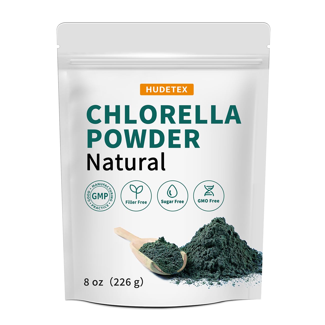 Chlorella Powder Natural – Immune & Liver Support, Vegan Protein, 8 oz