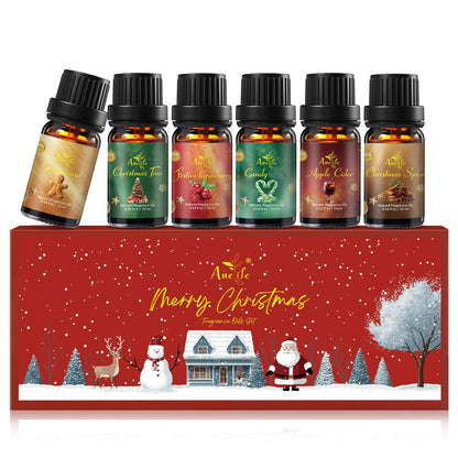 Christmas Essential Oil Set – 6 Premium Oils for Diffusers, Candles & Soaps