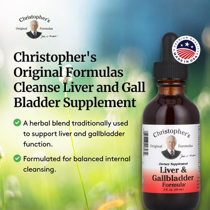 Christopher's Liver & Gallbladder Formula – Detox & Digestive Support (2 fl oz)