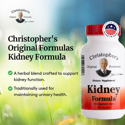 Christopher's Original Formulas Kidney Formula - 500 mg, 100 Caps