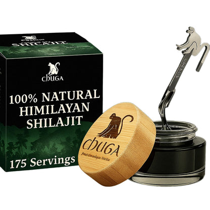Chuga Shilajit Resin – Pure Himalayan Shilajit, 16,000 ft Harvest, Grade A, Lab Tested USA