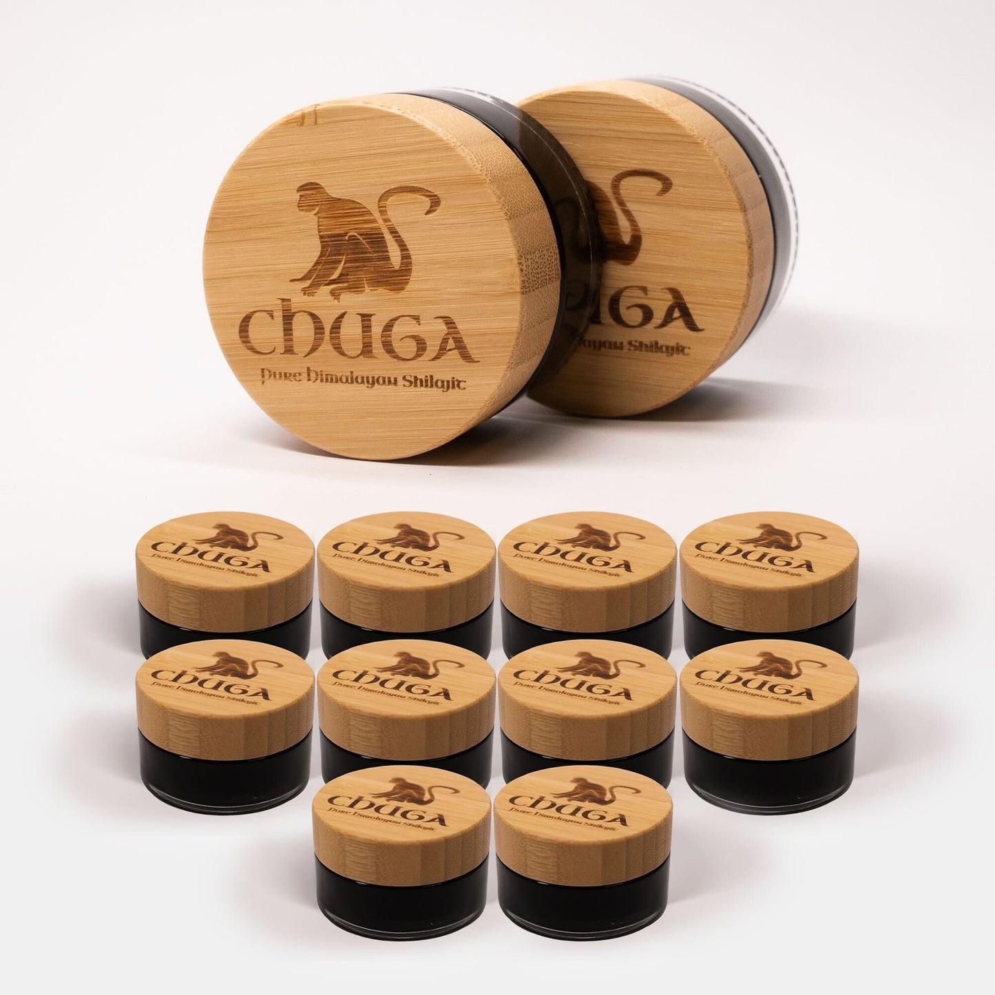 Chuga Shilajit Authentic Himalayan Shilajit Resin – Grade A, 150 Servings per 35g Jar (Pack of 12)