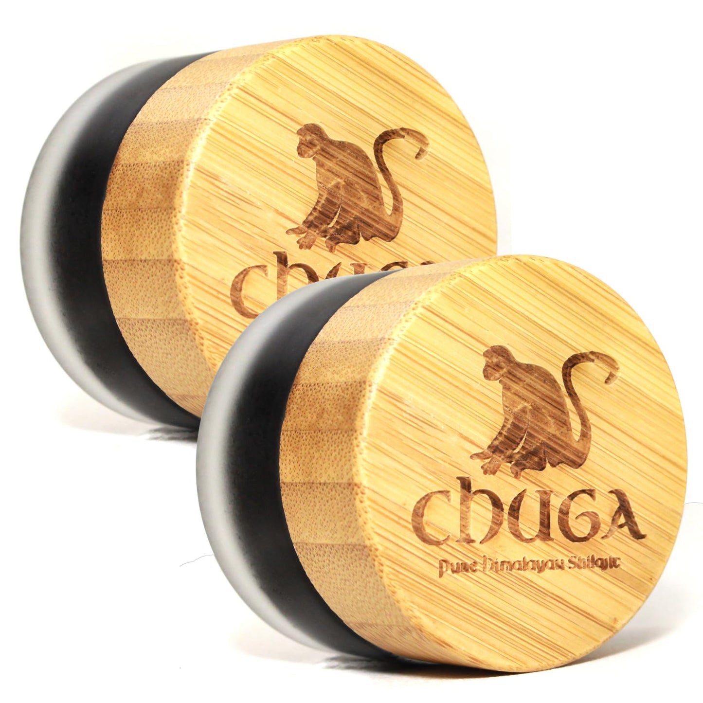 Chuga Shilajit Resin — Pure Himalayan Shilajit, Lab-Tested USA, 74% Fulvic Acid, 175 Servings (2-Pack)
