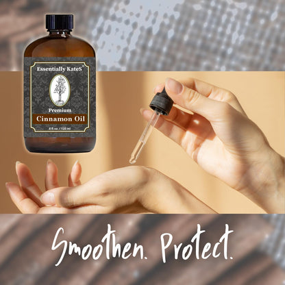 Premium Cinnamon Oil 4 Fl Oz – Pure, Natural & Therapeutic | Diffuser & DIY Soap