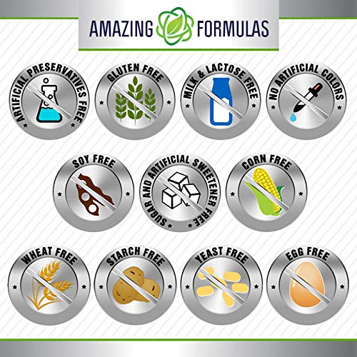 Amazing Formulas Citric Acid Powder 1g - Unflavored, Non-GMO, Gluten-Free, Made in USA