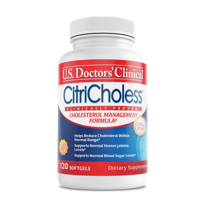 CitriCholess® Clinically Proven Cholesterol Support with Bergamonte & Vitamin C – 120 Softgels
