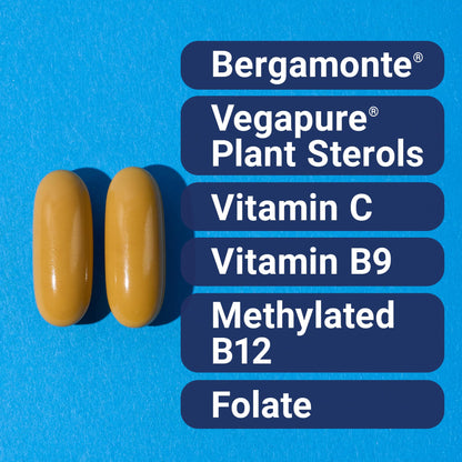 CitriCholess® Clinically Proven Cholesterol Support with Bergamonte & Vitamin C – 120 Softgels