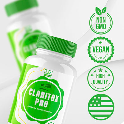 (2 Pack) Claritox Pro – Advanced Capsule Support, 120 Capsules