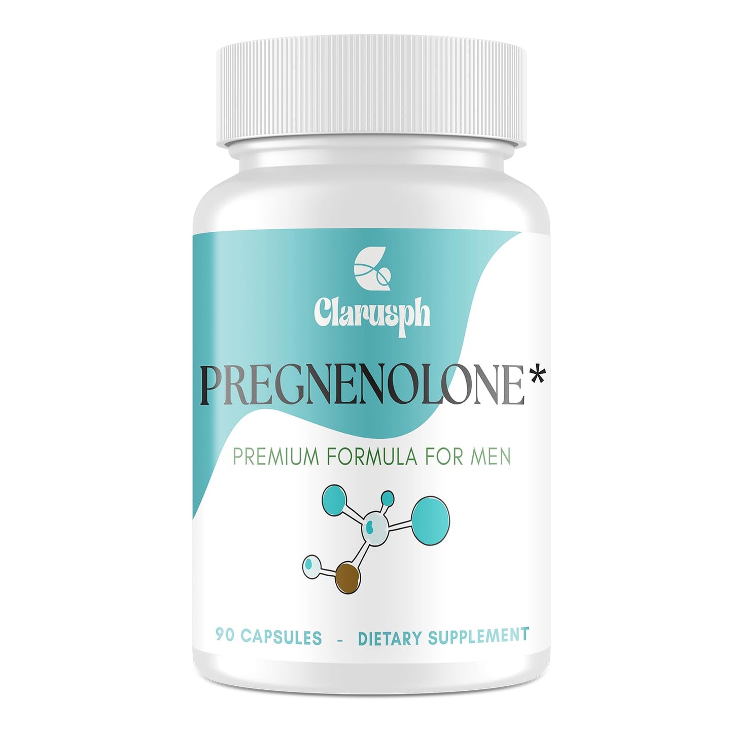 Clarusph Pregnenolone 50mg for Men + DHEA 25mg – 90 Capsules