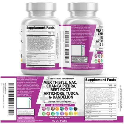Clean Nutraceuticals Liver Defend 28-in-1 – Milk Thistle, NAC, Chanca Piedra & TUDCA, 2 Pack
