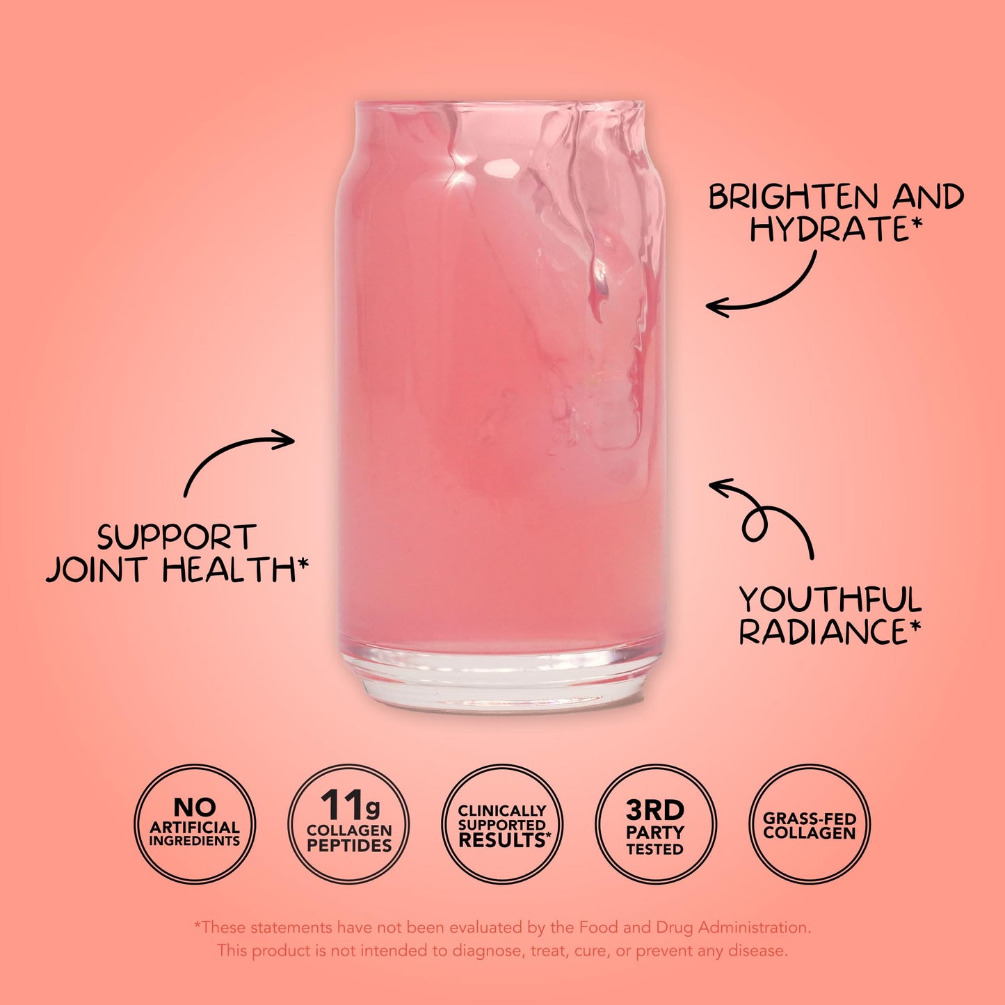 Clean Simple Eats Collagen + Beauty Blend Ruby Red Raspberry, 30 Servings