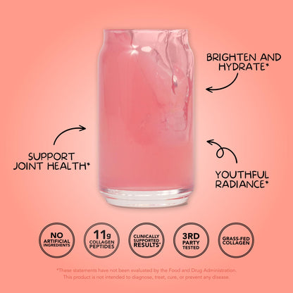 Clean Simple Eats Collagen + Beauty Blend Ruby Red Raspberry, 30 Servings