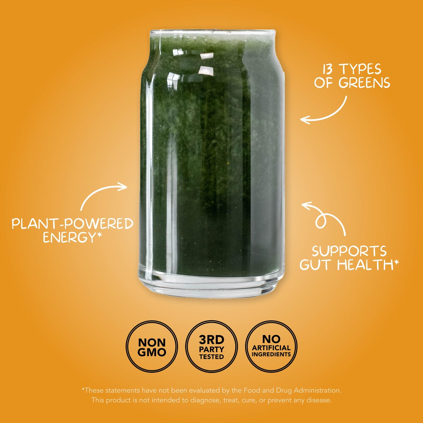 Clean Simple Eats Super Greens Powder – Tropical Greens with Chlorella, Spirulina & Prebiotic Fiber (30 Servings)